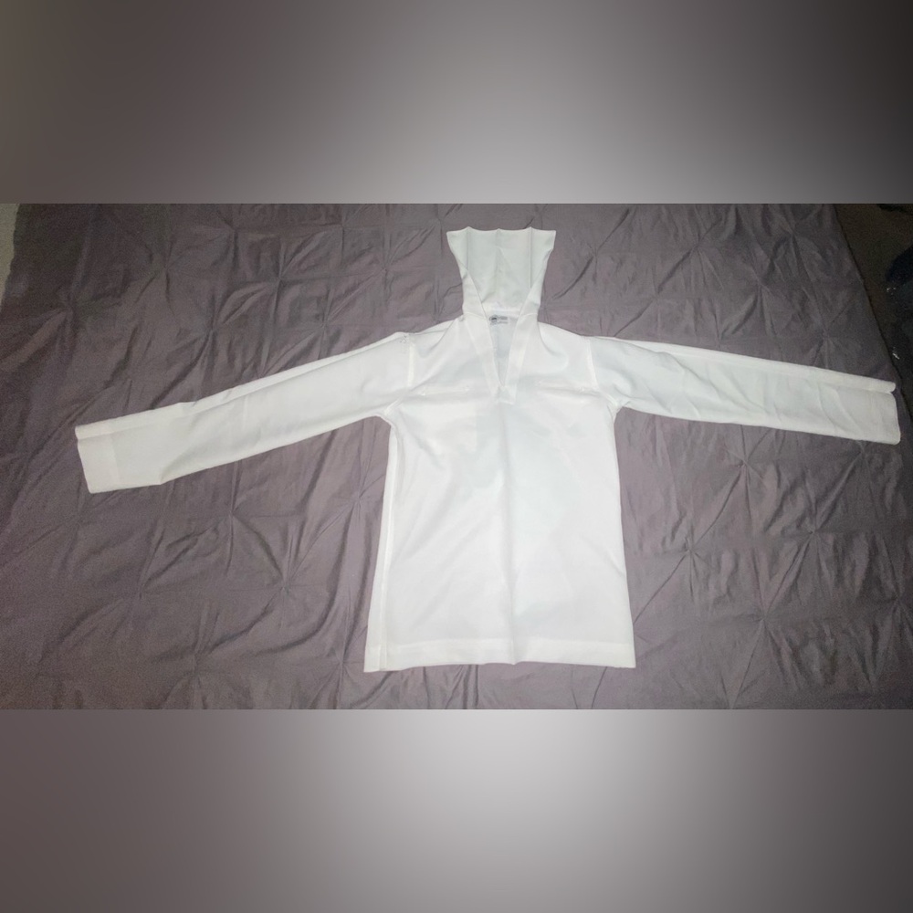 Medium Navy Dress White Jumper